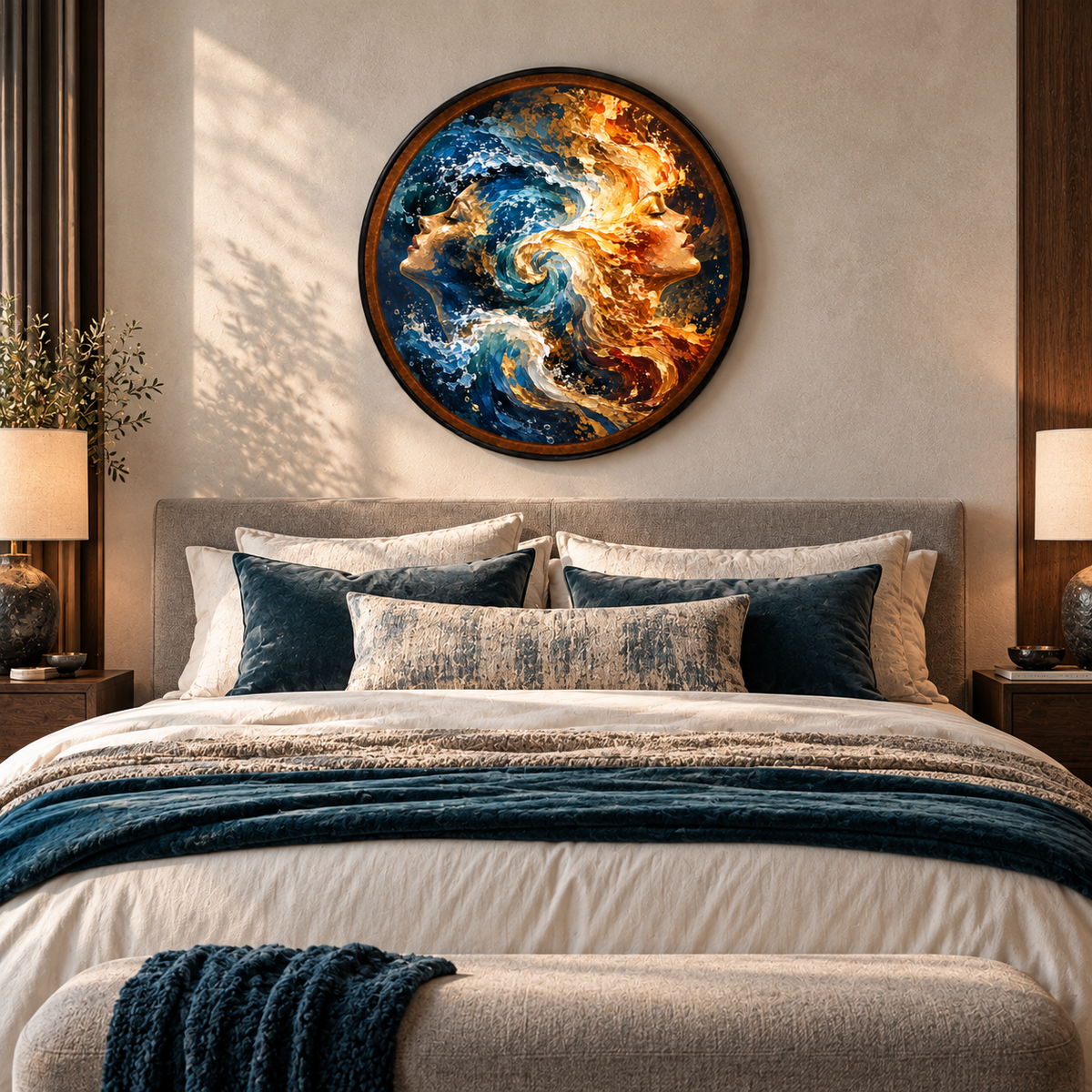 Elements of Harmony – Handcrafted LED Wall Art