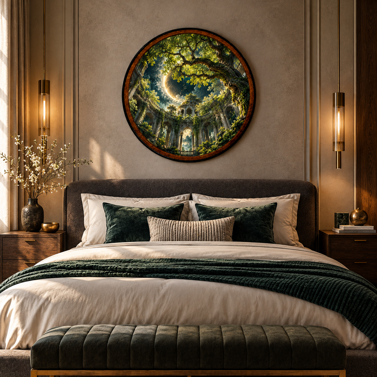 Forgotten Eden – Handcrafted LED Wall Art