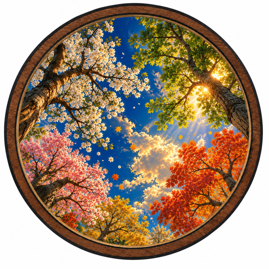 Seasons Above – Colorful Sky LED Wall Art