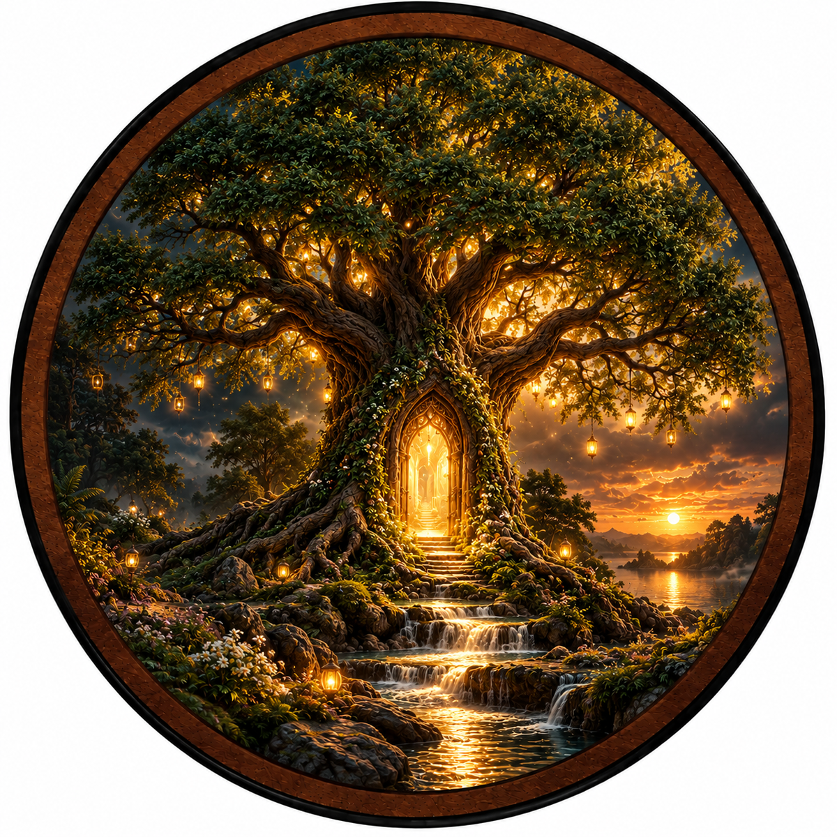 The Everlight Tree – Handcrafted LED Wall Art