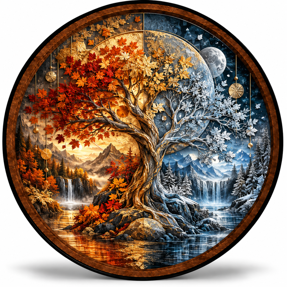 Eternal Seasons – Handcrafted LED Wall Art
