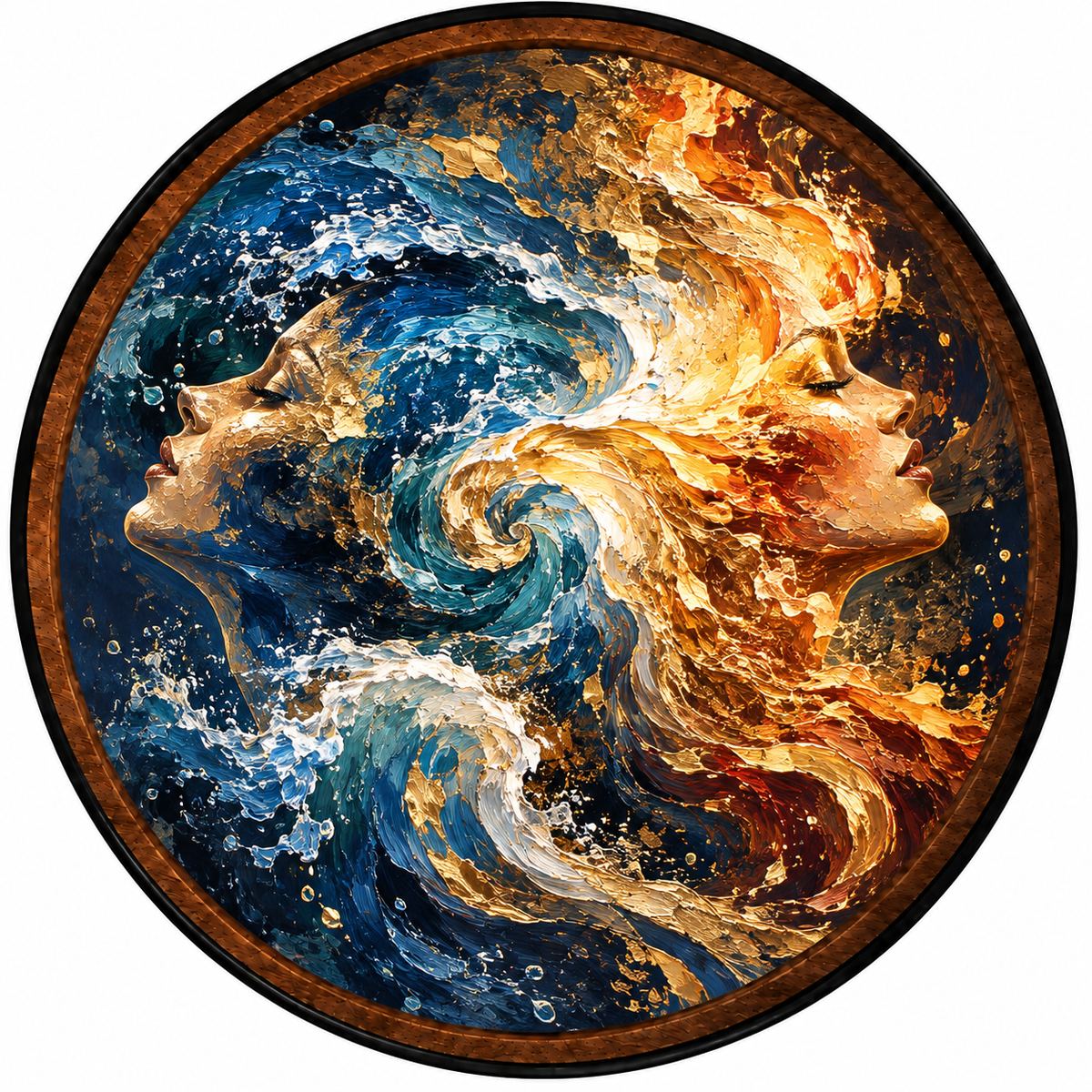 Elements of Harmony – Handcrafted LED Wall Art