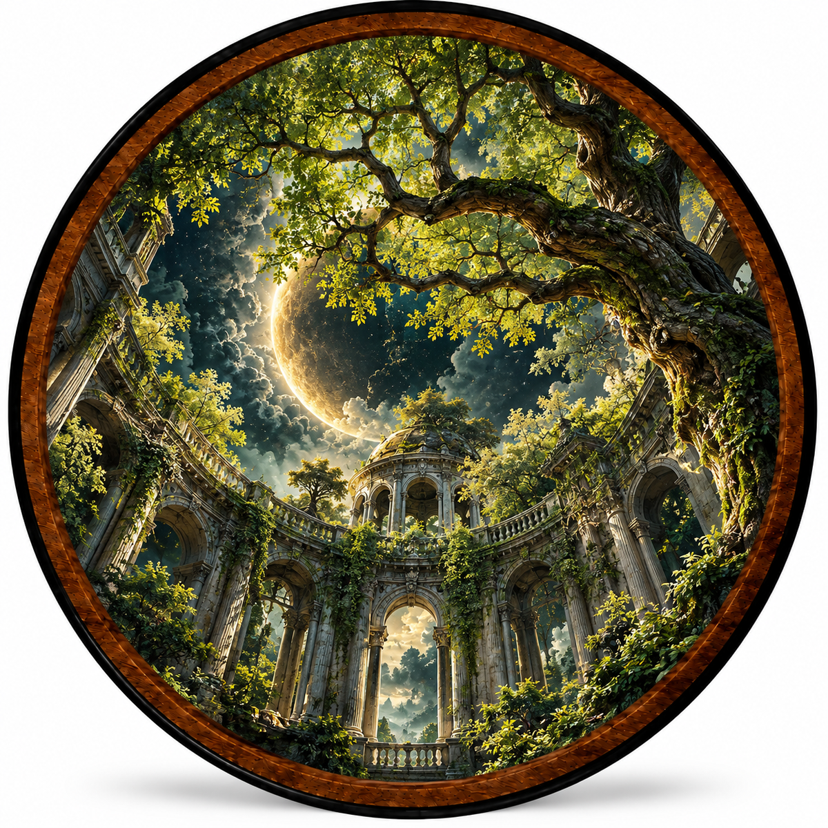 Forgotten Eden – Handcrafted LED Wall Art