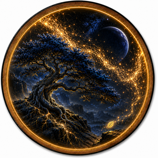 Starroot Cosmic Tree LED Wall Art – Celestial Night Decor
