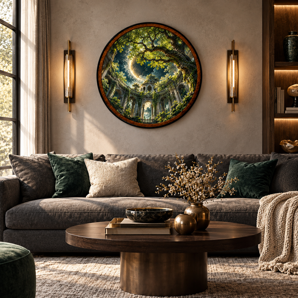 Forgotten Eden – Handcrafted LED Wall Art