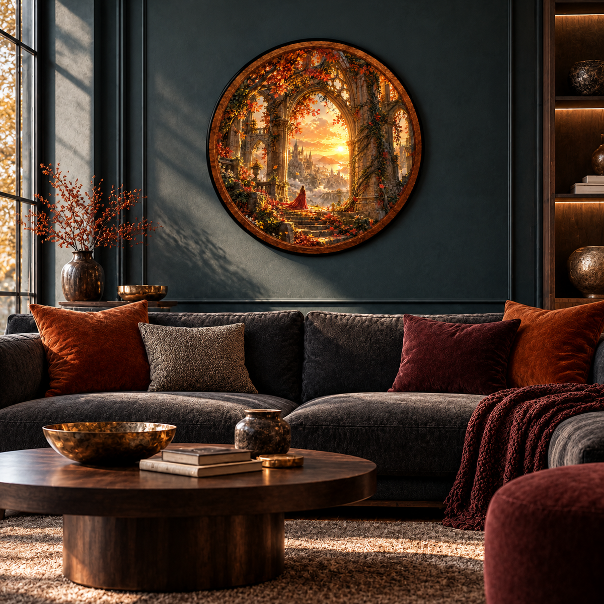 Autumn Enchantment – Handcrafted LED Wall Art