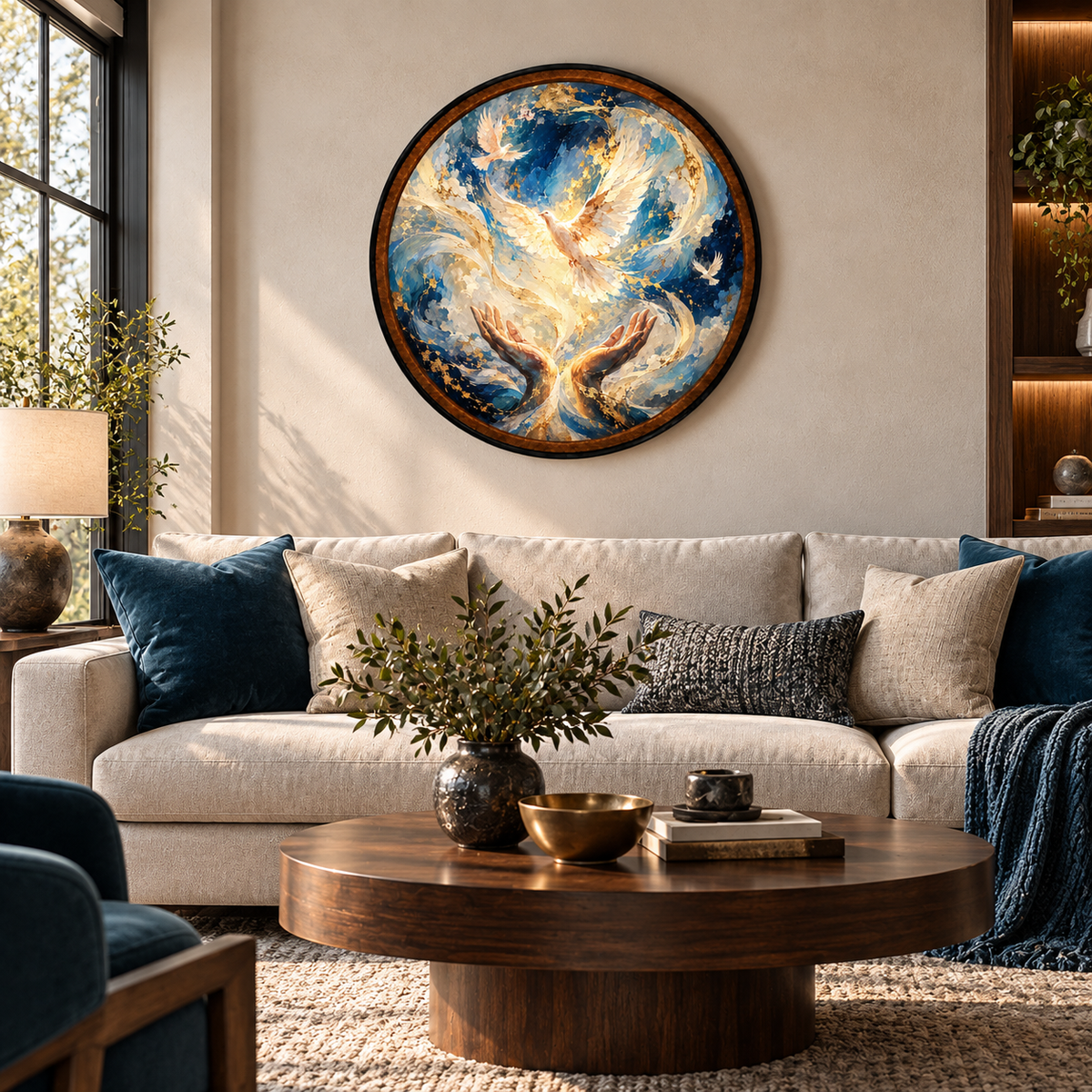 Wings of Hope – Handcrafted LED Wall Art