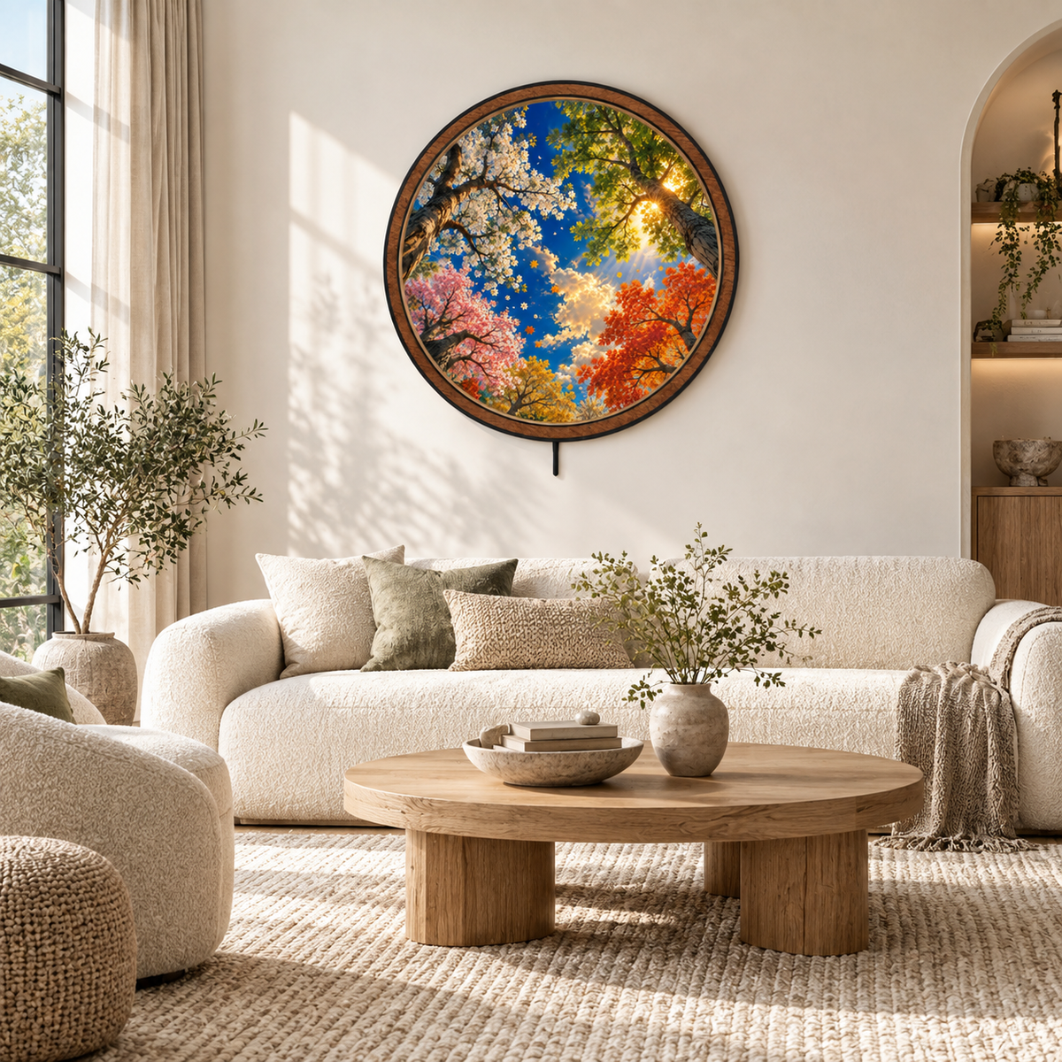 Seasons Above – Colorful Sky LED Wall Art