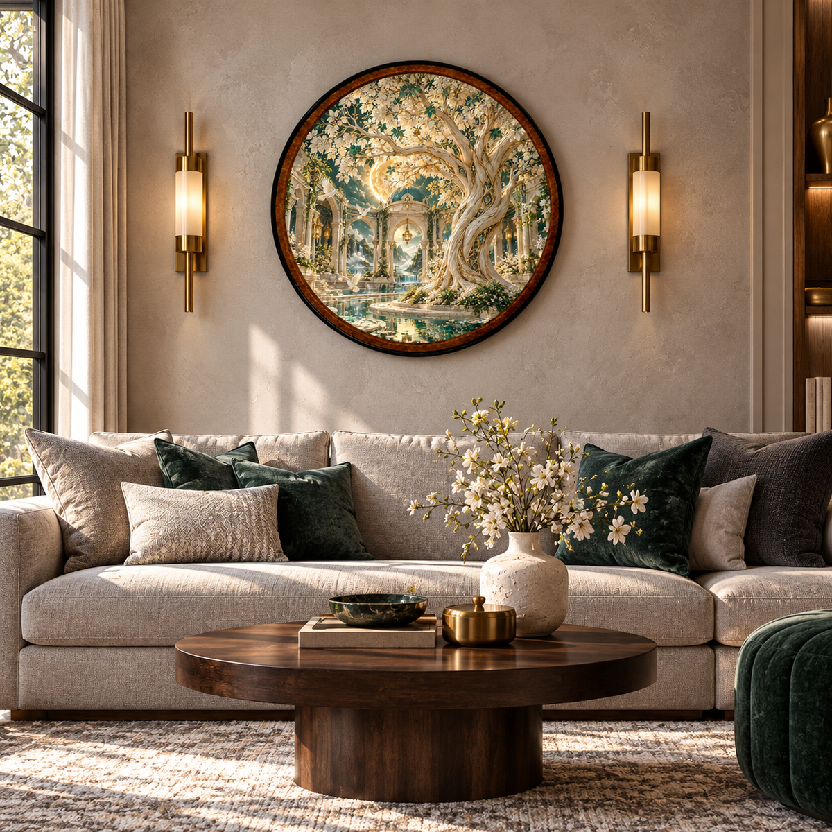 Eternal Blossom – Handcrafted LED Wall Art