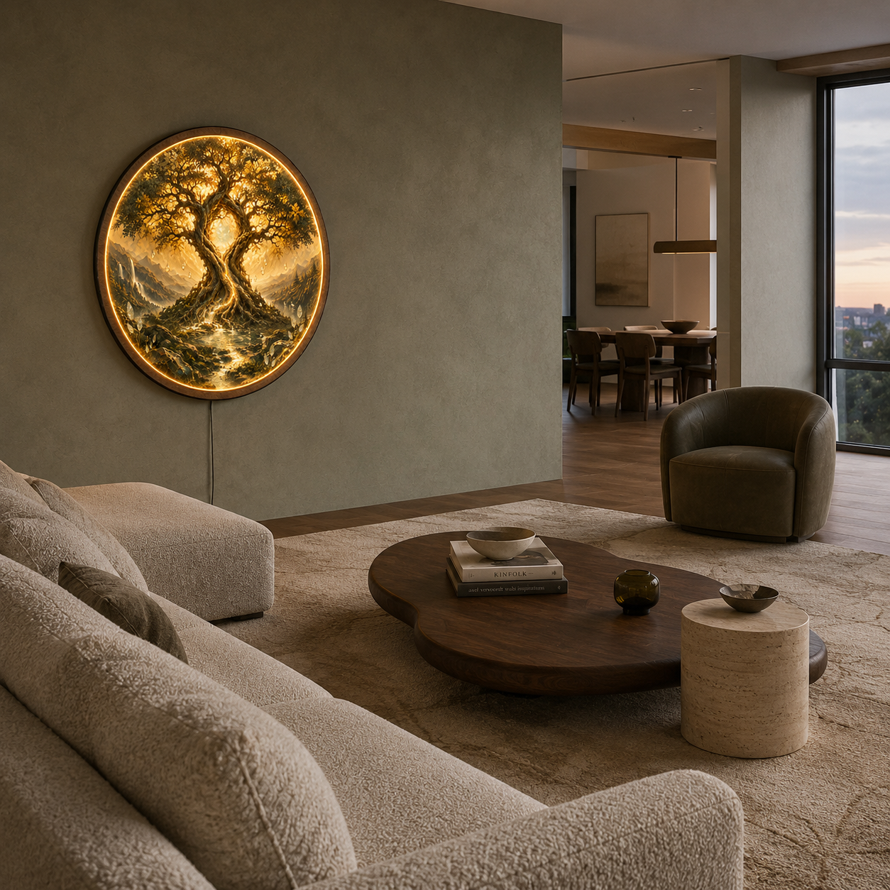 Everlight Tree LED Wall Art – Illuminated Nature Wall Decor