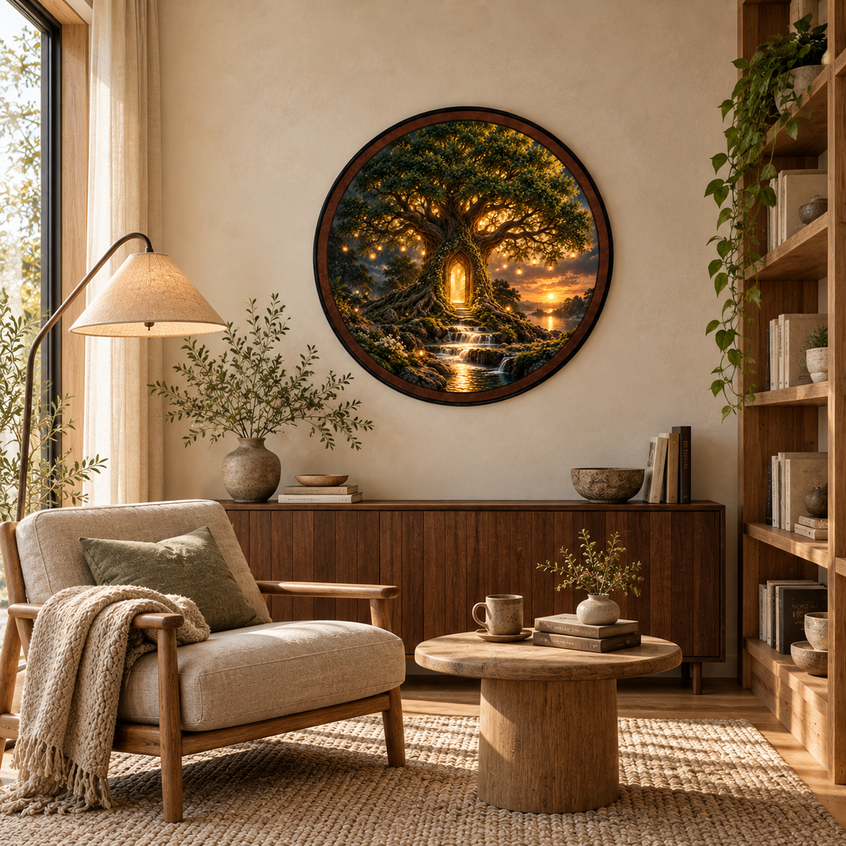 The Everlight Tree – Handcrafted LED Wall Art