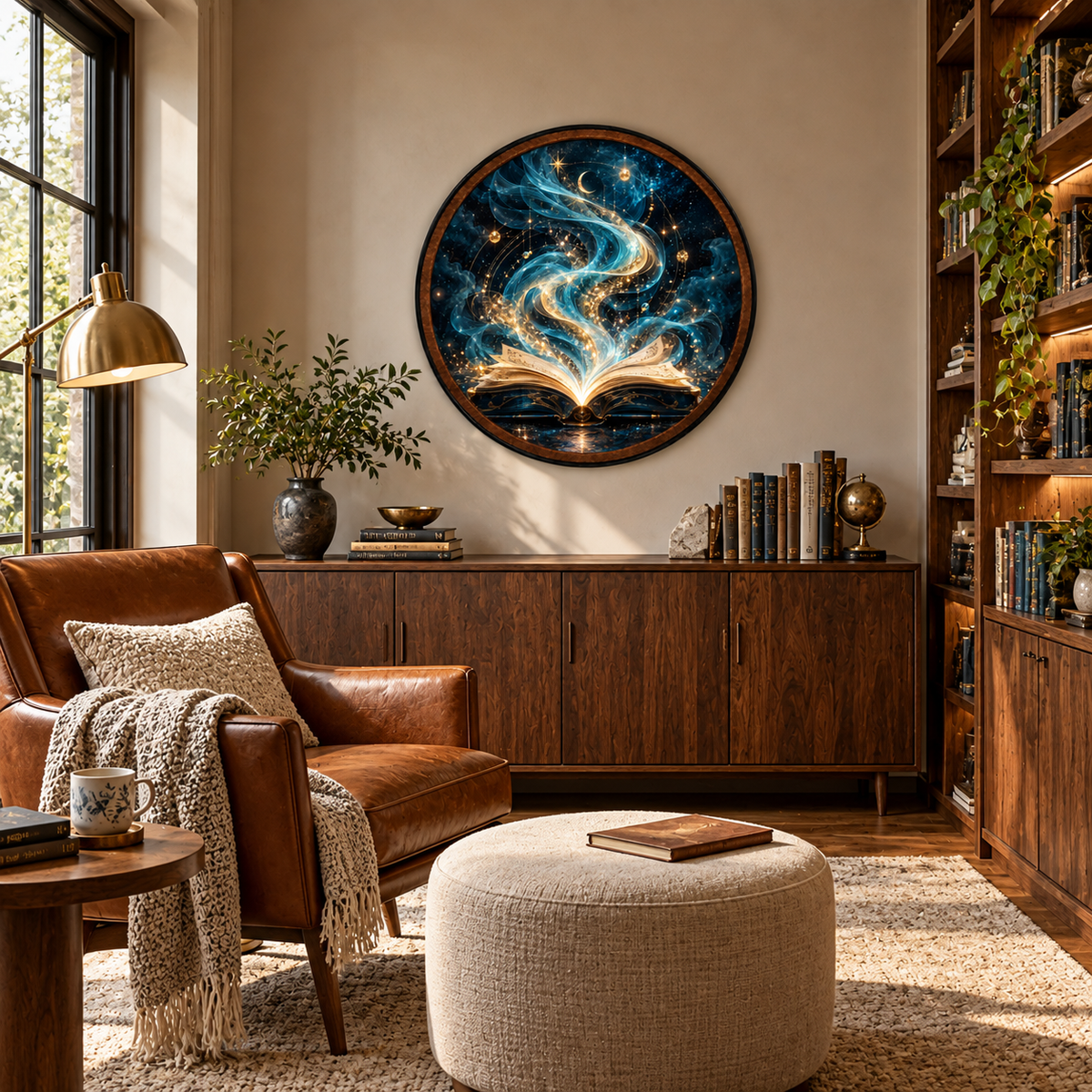 Enchanted Storybook – Handcrafted LED Wall Art | Magical Book & Celestial Decor