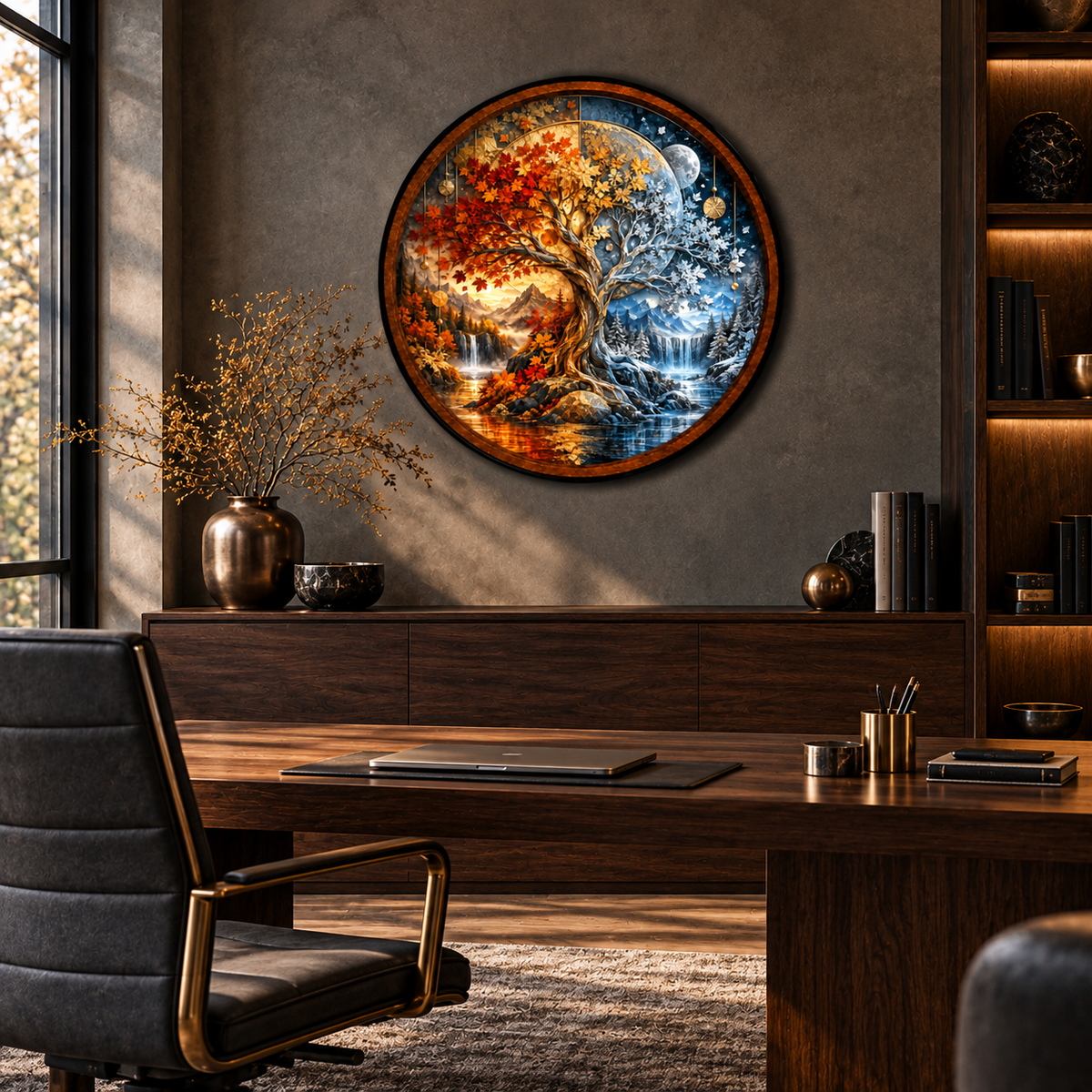 Eternal Seasons – Handcrafted LED Wall Art