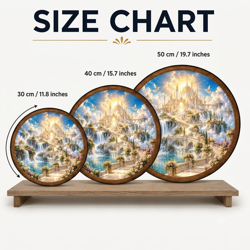 Handcrafted Heavenly Garden Paradise LED Wall Art