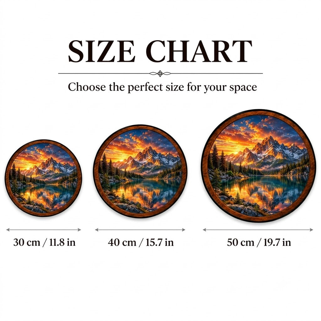 Alpine Majesty – Handcrafted LED Wall Art