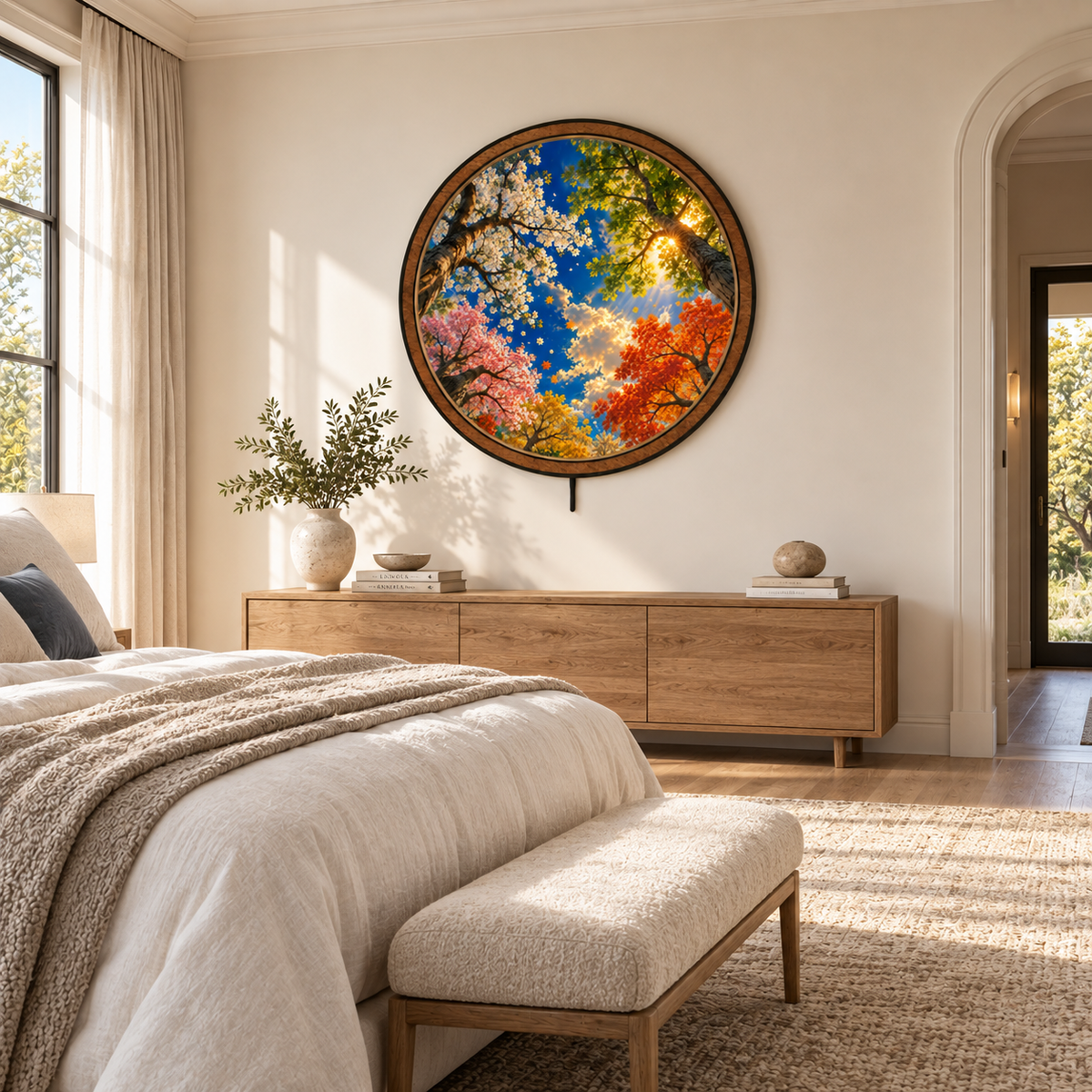 Seasons Above – Colorful Sky LED Wall Art