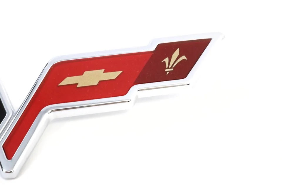 2 Pack Cross Flags Emblem