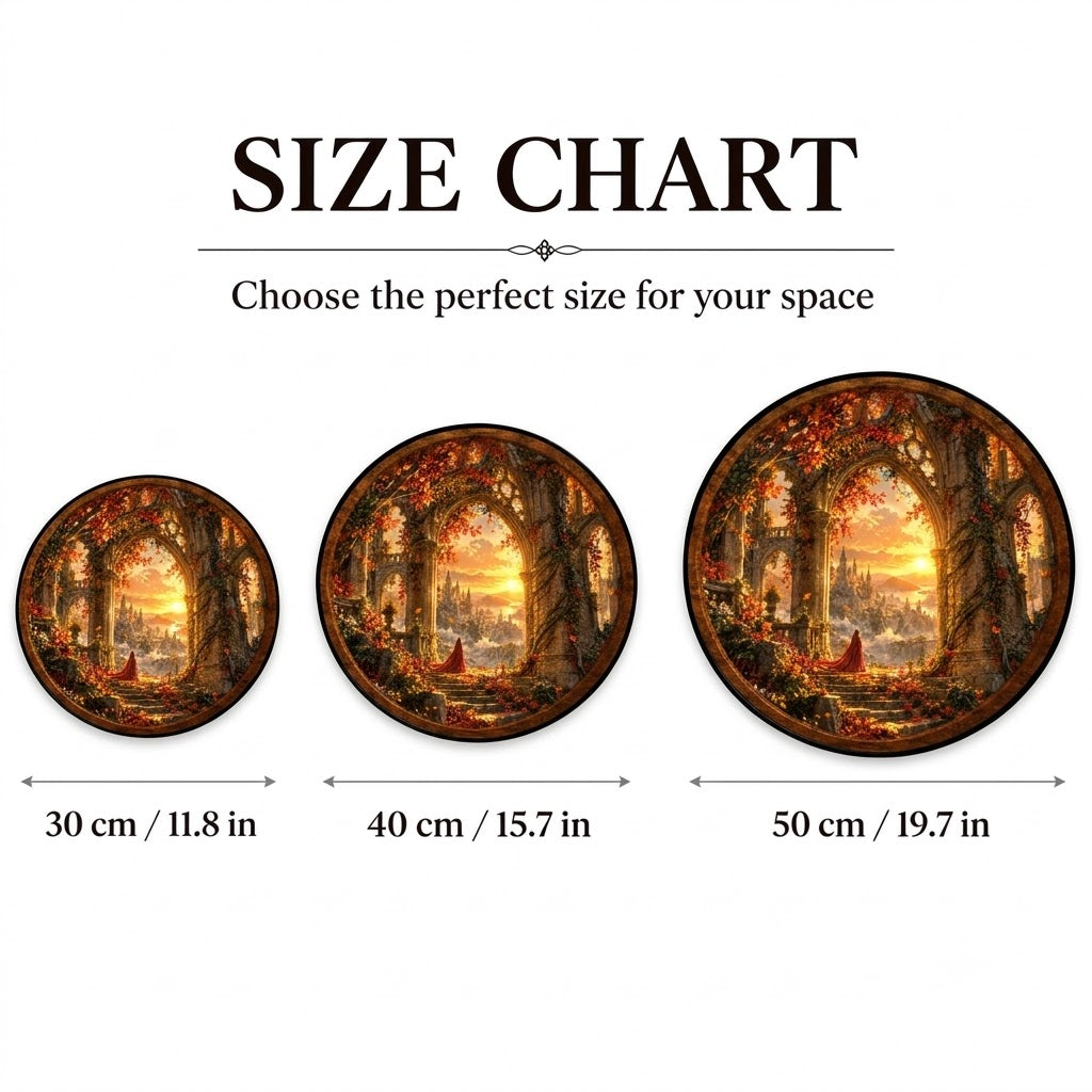 Autumn Enchantment – Handcrafted LED Wall Art