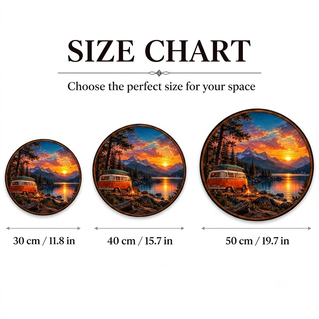 Sunset Escape – Handcrafted LED Wall Art
