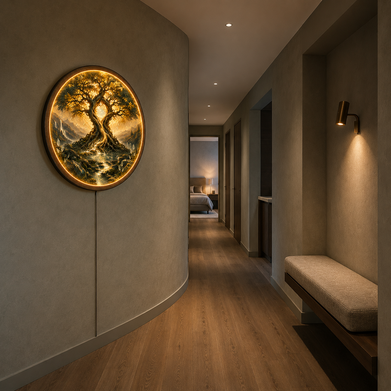 Everlight Tree LED Wall Art – Illuminated Nature Wall Decor