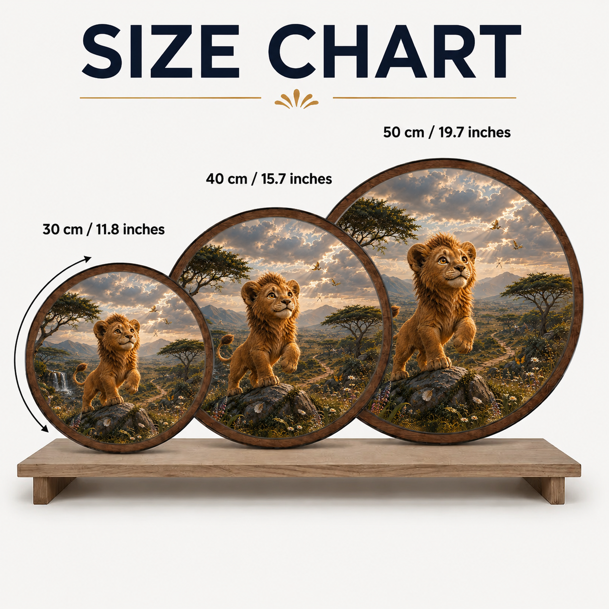 Little Safari Lion LED Wall Art, Cute Lion Nursery Light, Safari Animal Decor, Warm LED Night Light, Kids Bedroom Wall Decor