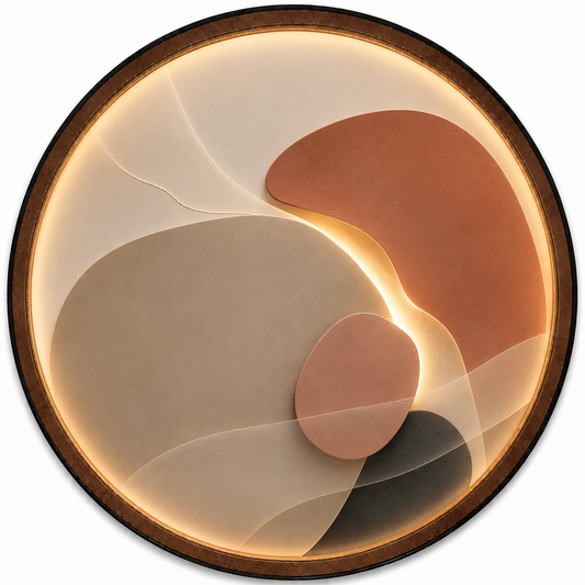 Sienna Flow LED Wall Art – Modern Abstract Illuminated Wall Decor