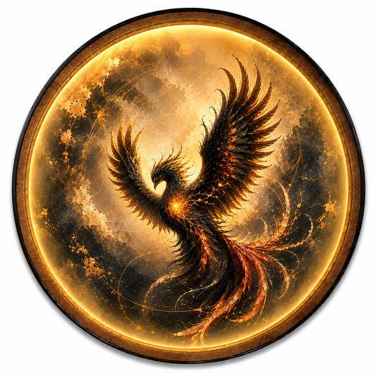 EMBER PHOENIX — Eternal Rise LED Wall Art