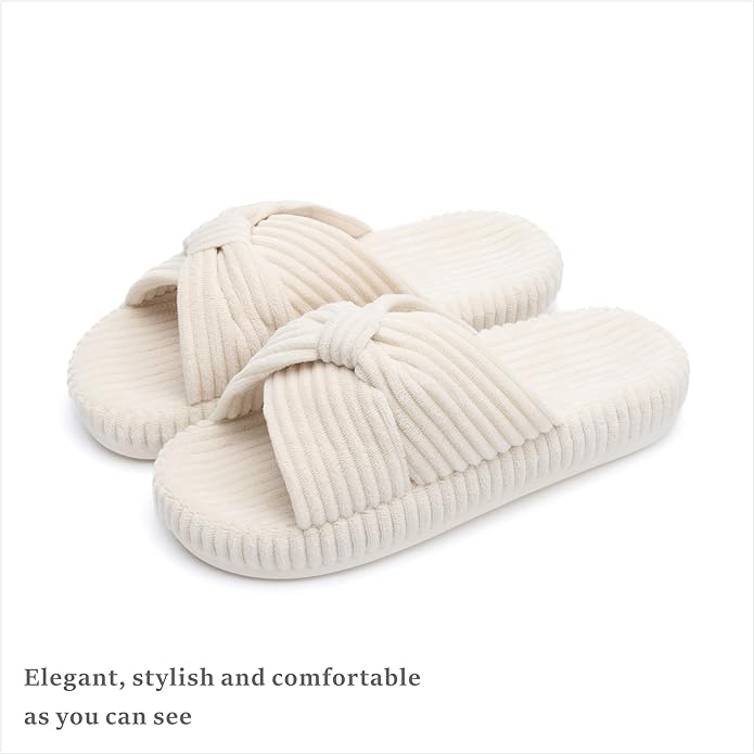 Slippers for Women Memory Foam House